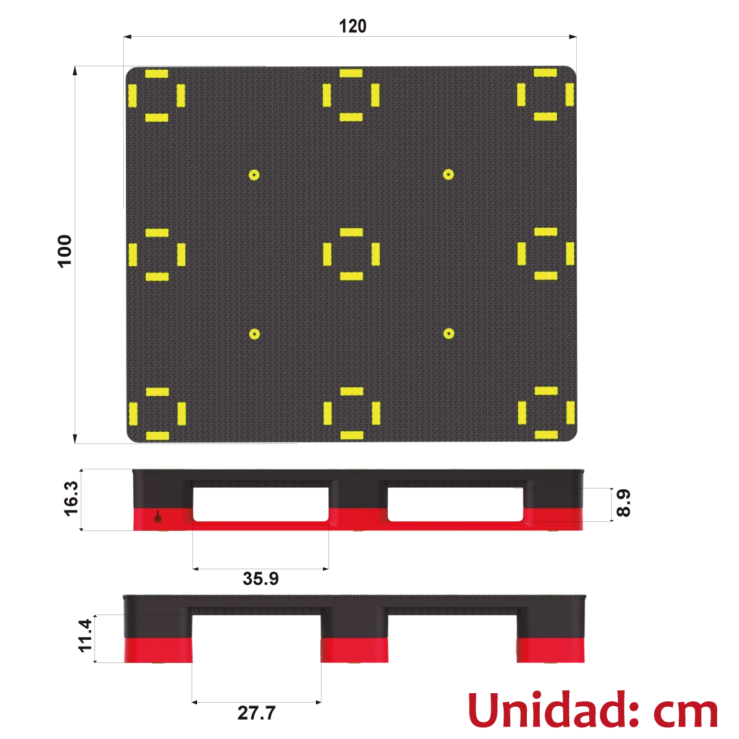 Imagen medidas Pallet tapado - MERCICO