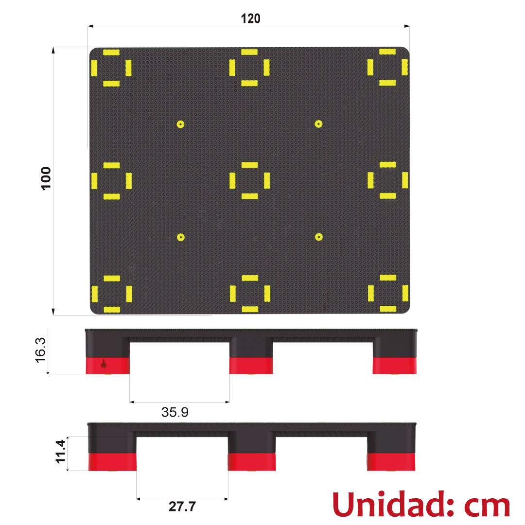 Imagen medidas Pallet tapado - MERCICO
