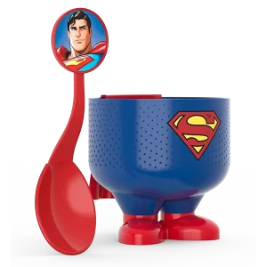 Imagen Vaso y Cuchara Superman - MERCICO